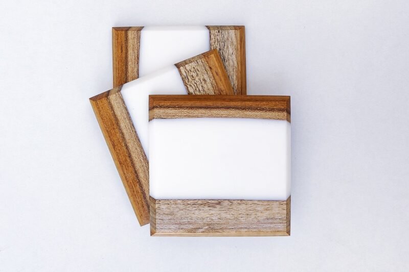 Marshmallow White Coasters - Image 3
