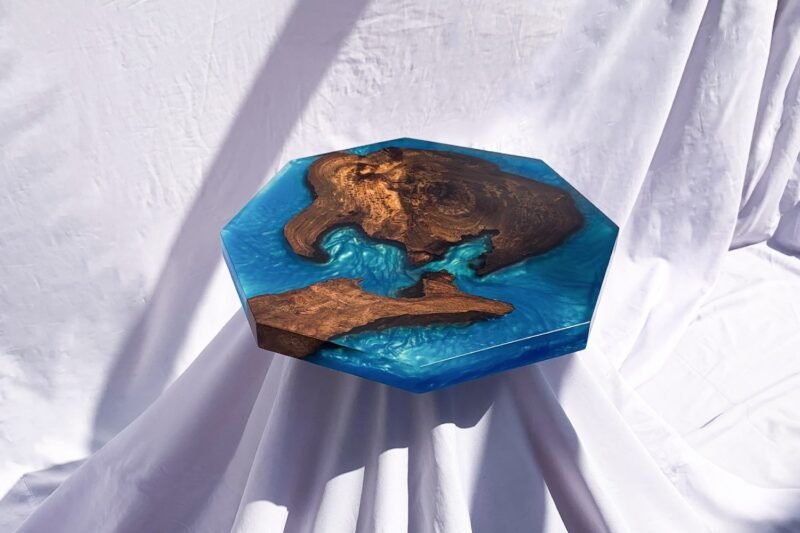 Octagon End Table