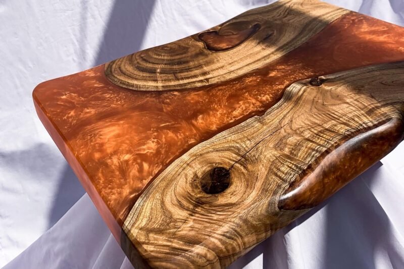 Hessonite Orange End Table - Image 3