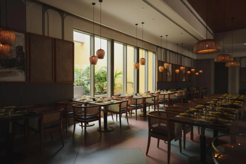 Rattan table - dining table - Image 5