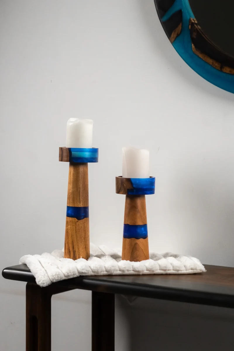 Midnight Glow Candleholder Set of 2