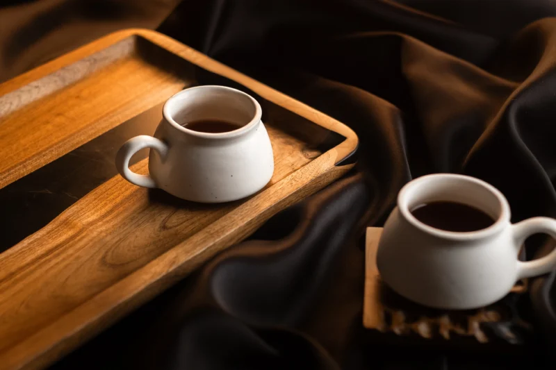 Black Resin Wood Tray - Image 3