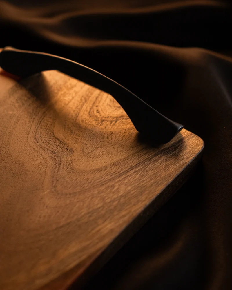 Copper Wood Serve Tray - Image 2