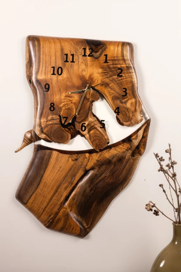 Live Edge Wall Clock