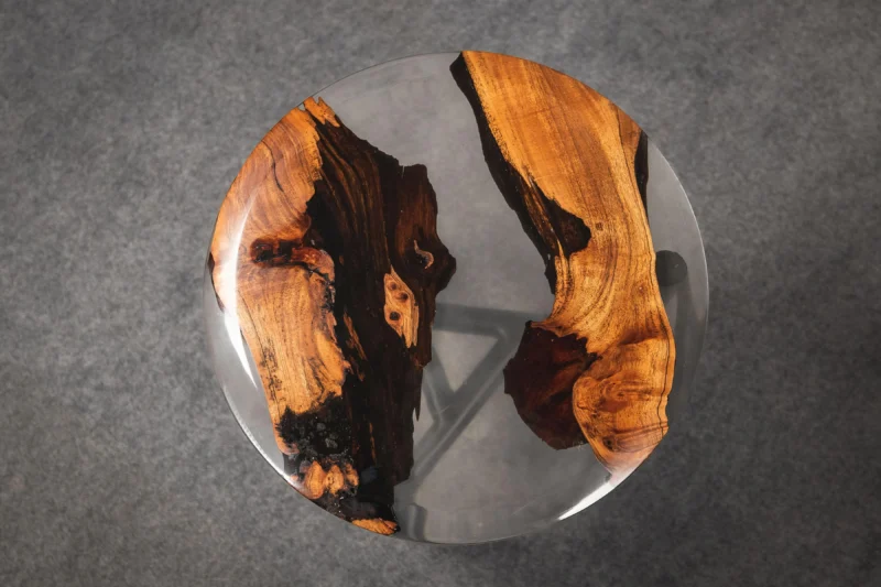 Gray Corner Table
