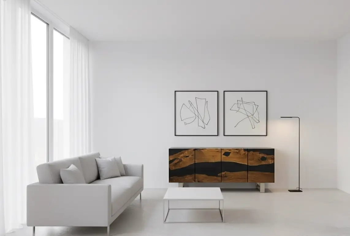 Midnight Flow” Side Cabinet - Image 3