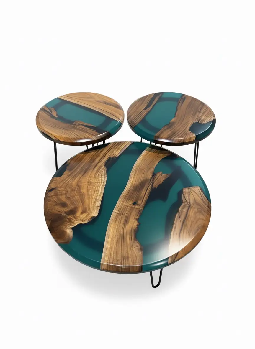 The Azure Triple Nesting Set