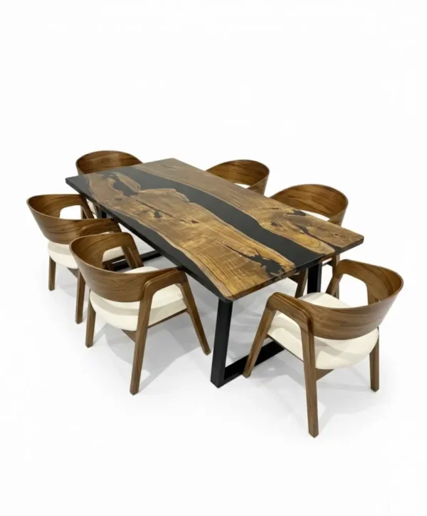 The Obsidian River Dining Set