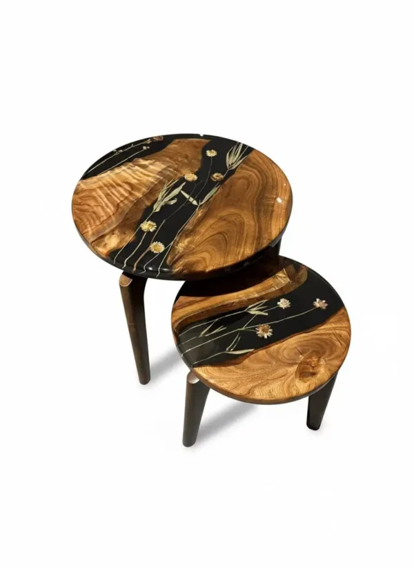 The Midnight Bloom Nesting Tables